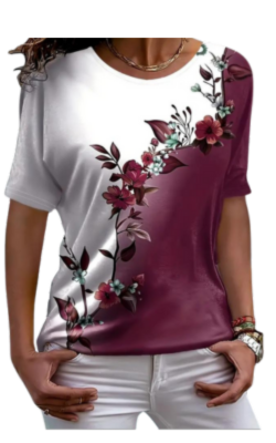 Ladies Short Sleeve T-shirt 07