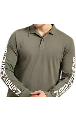 Long Sleeve Polo for Men 17